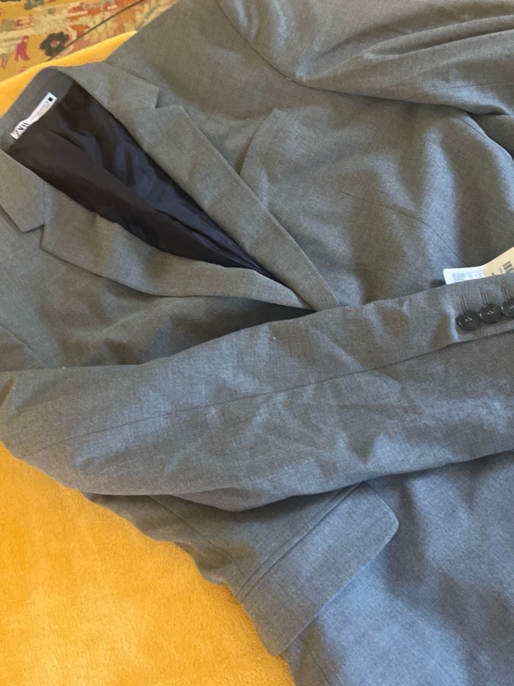 Joe Fresh Gray Men's Blazer with Black Lining